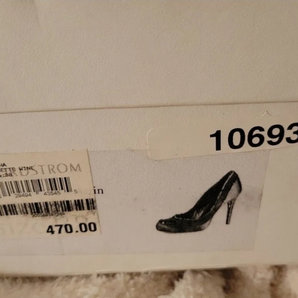 NIB Womens Gorgeous PEDRO GARCIA Wine Satin Pumps Size 38 Retail $470 - Picture 3 of 3